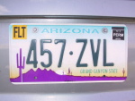 [lang:sk]Arizona �PZ[lang:en]Arizona license plate